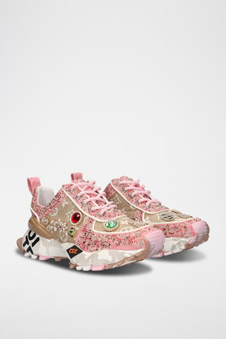 Zapatillas de piel - Gris