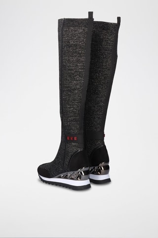 Botas de cuña - Negro