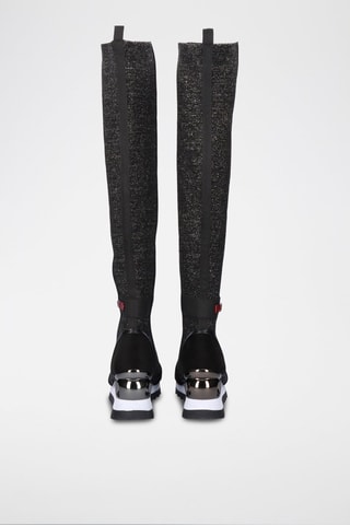 Botas de cuña - Negro