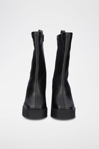 Botines con plataforma - Negro