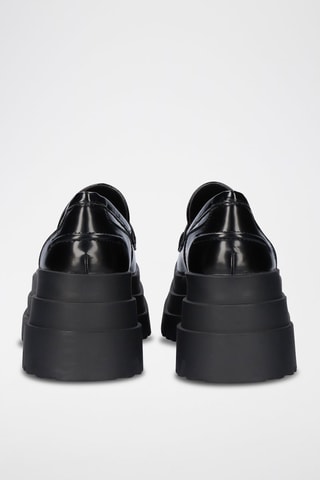 Mocasines con plataforma - Negro