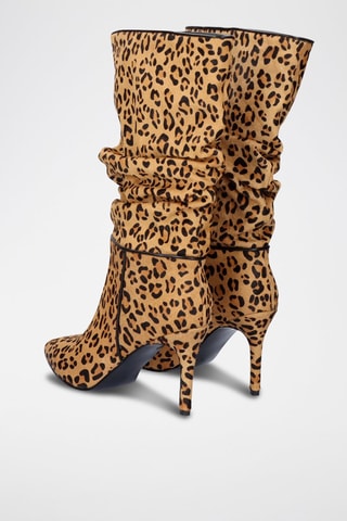 Botas de piel - Marrón