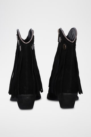Botines de nobuk - Negro