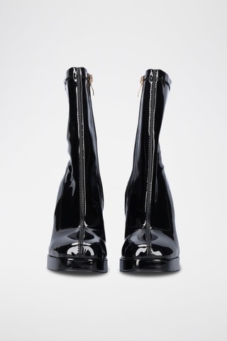 Botines de charol - Negro