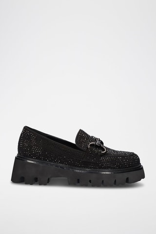 Mocasines de piel - Negro