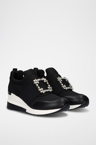 Slip-on de cuña - Negro