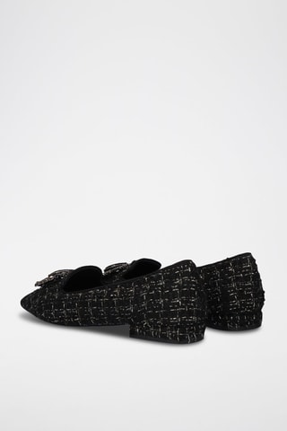 Mocasines de piel Joana - Negro