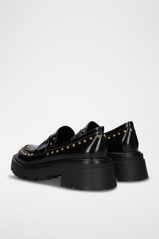 Mocasines con plataforma - Negro