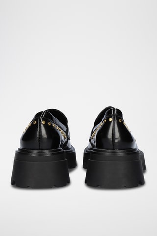 Mocasines con plataforma - Negro