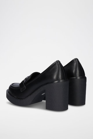 Mocasines de tacón - Negro