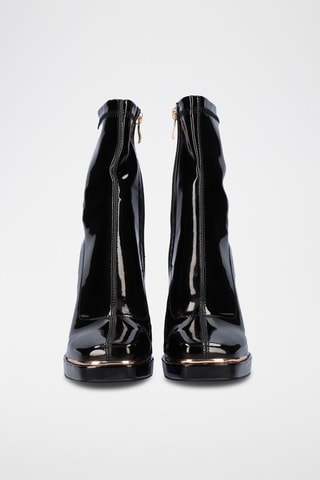 Botines de charol - Negro