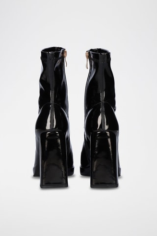 Botines de charol - Negro