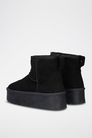 Botines forrados - Negro