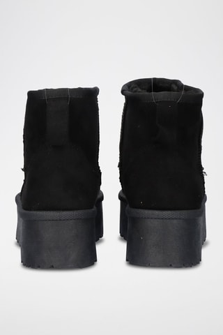 Botines forrados - Negro