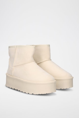 Botines forrados - Beige