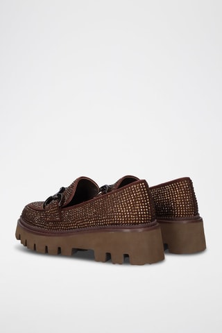 Mocasines de piel - Marrón