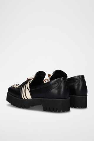 Mocasines con plataforma - Negro