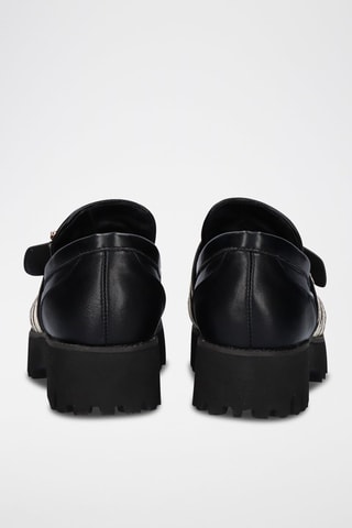 Mocasines con plataforma - Negro