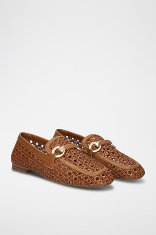 Mocasines de piel - Marrón