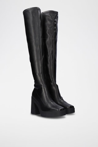 Botas con plataforma - Negro