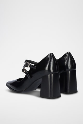 Babies vernies à talons - Noir