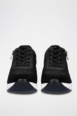 Zapatillas de cuña - Negro