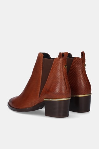 Bottines en cuir - Marron