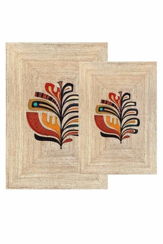 2 tapis de bain - Beige