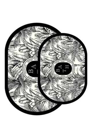 2 tapis de bain - Noir