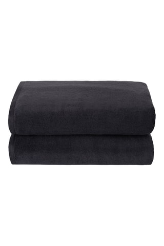 2 draps de douche Verona - Anthracite