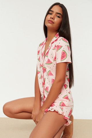 Pyjama - Orange et rose