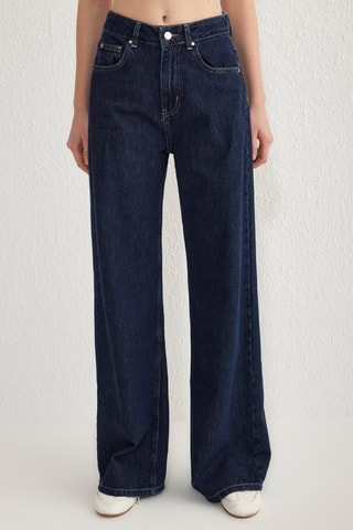 Jeans wide legs - Blu