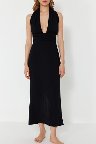 Robe de plage - Noir