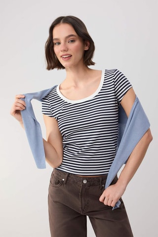 T-shirt - Blanc et noir