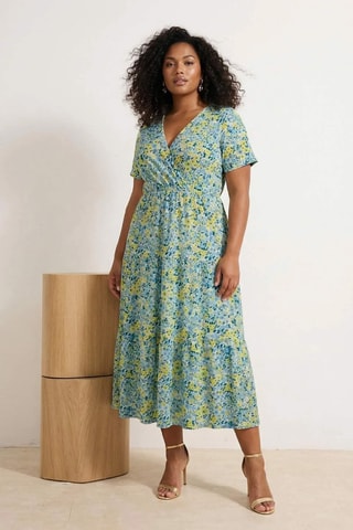 Robe midi - Jaune