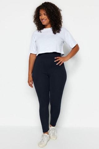 Legging taille haute - Bleu