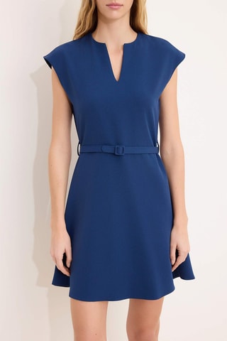 Robe patineuse - Bleu foncé