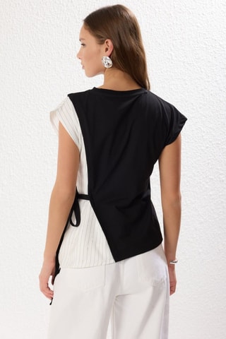 Top - Negro y blanco
