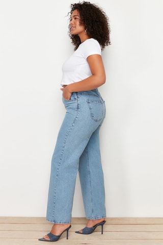 Jeans a vita alta - Blu
