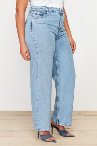 Jeans a vita alta - Blu