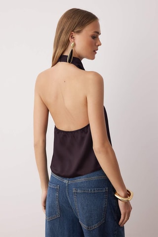 Top - Marrone scuro