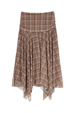 Jupe patineuse - Marron