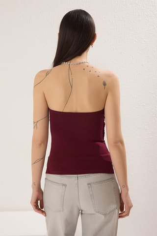 Top bustier - Rojo
