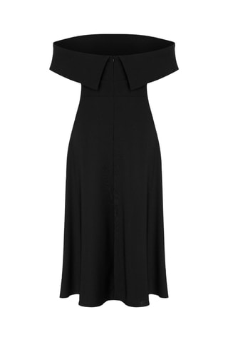 Vestido midi - Negro