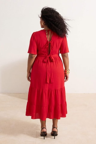 Abito midi - Rosso