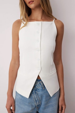 Chaleco de traje - Blanco