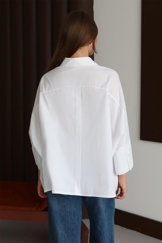 Camisa oversize - Blanco