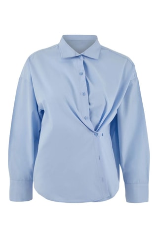 Camisa oversize - Azul