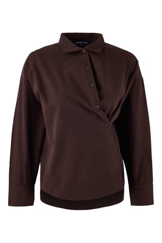 Camisa oversize - Marrón