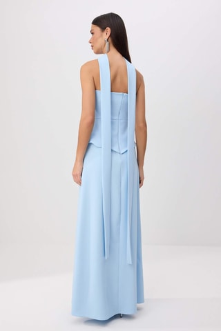 Vestido bustier - Azul claro